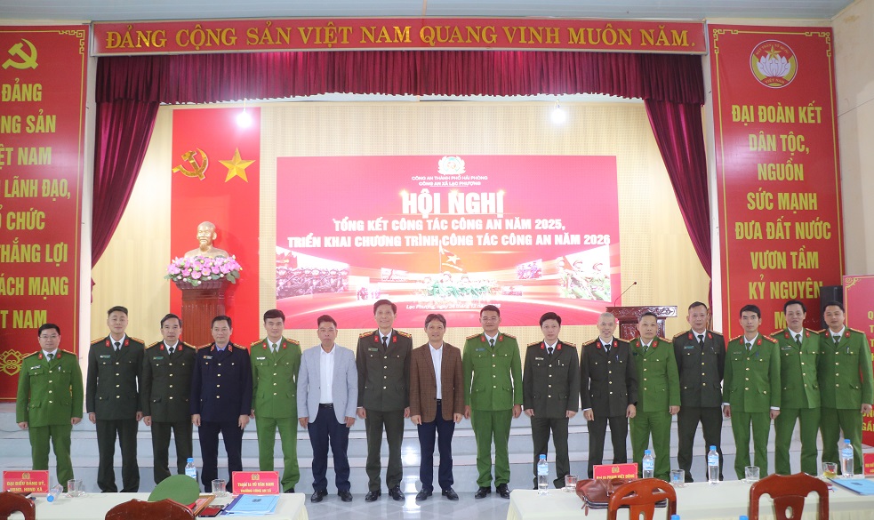 Công an xã Lạc Phượng: Phấn đấu kéo giảm ít nhất 12% số vụ phạm tội về trật tự xã hội